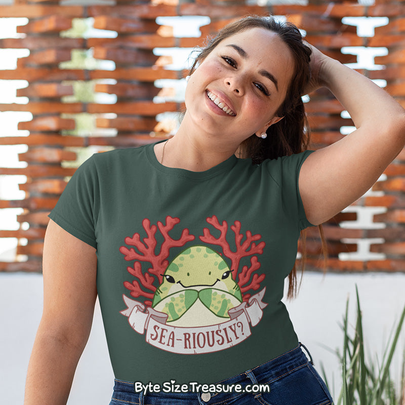 Sea-Riously?! \\ Short-Sleeve Adult Unisex T-Shirt