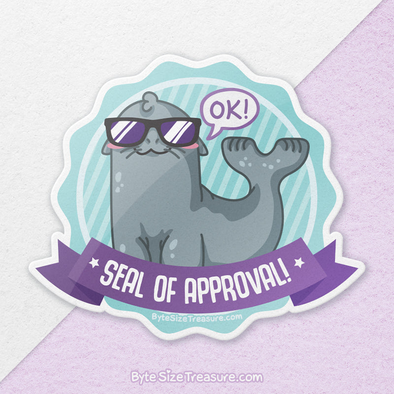 Seal of Approval \\ Vinyl Sticker