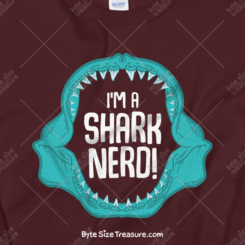 Shark Nerd \\ Unisex Adult Sweatshirt