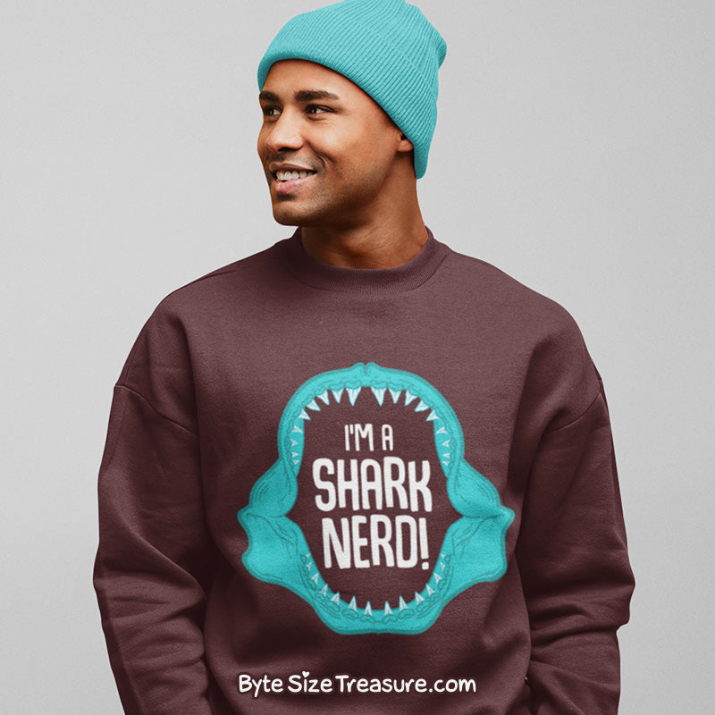 Shark Nerd \\ Unisex Adult Sweatshirt