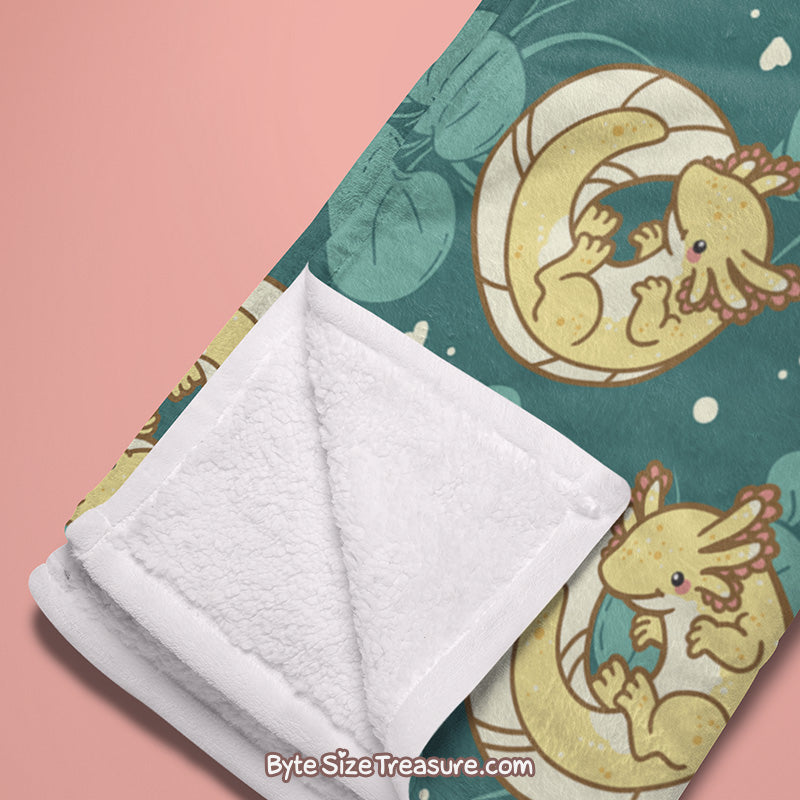 Axolotl \\ Throw Blanket