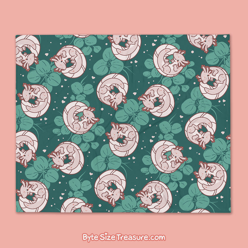 Axolotl \\ Throw Blanket