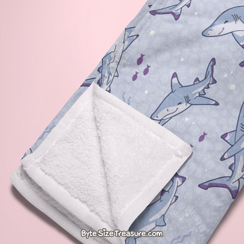 Blacktip Reef Shark \\ Throw Blanket