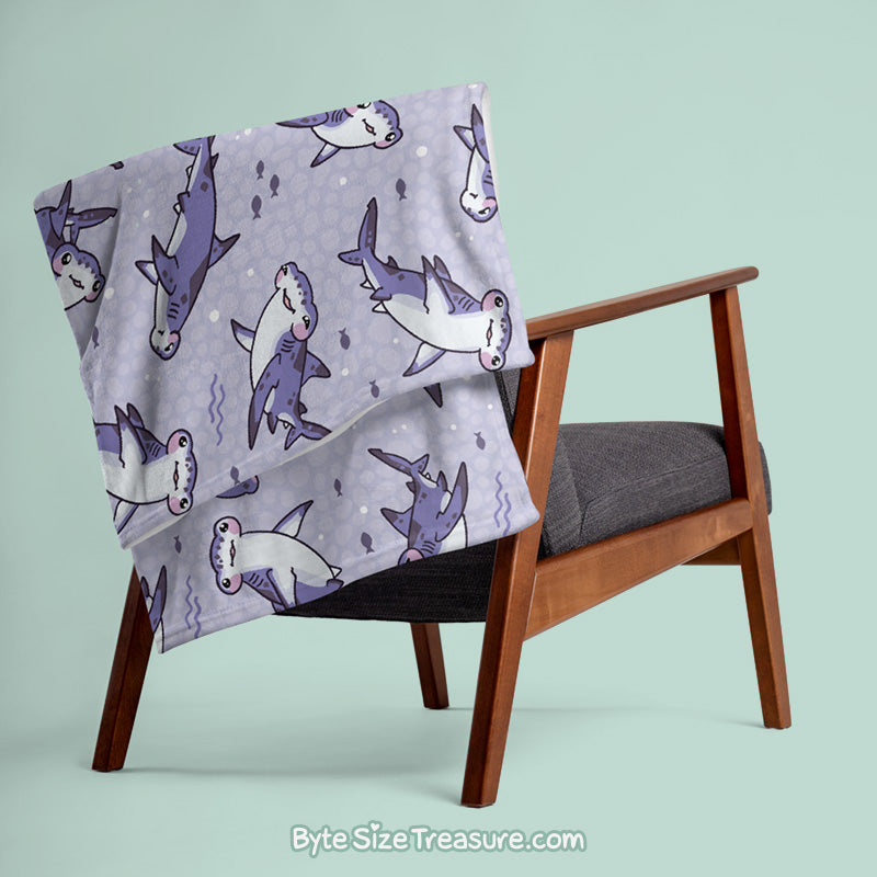 Hammerhead Shark \\ Throw Blanket