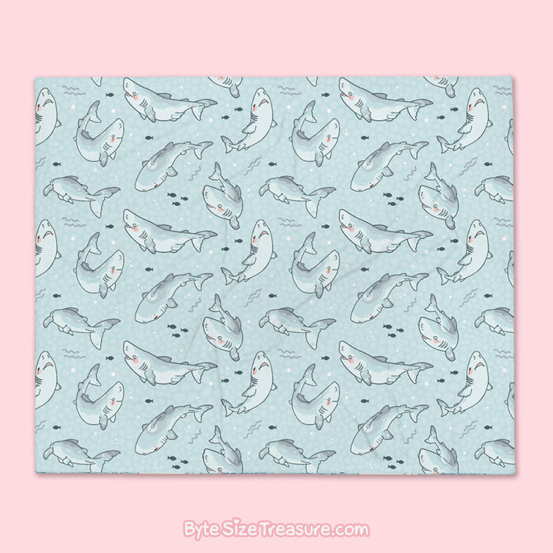 Greenland Shark \\ Throw Blanket