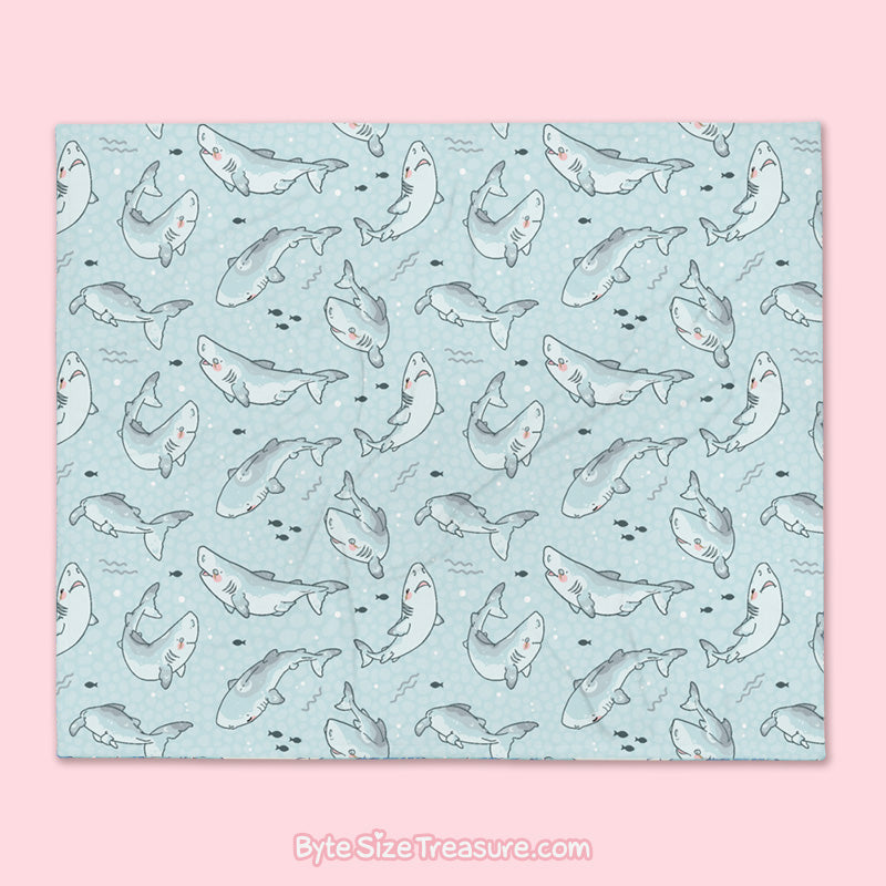 Sleeper Shark \\ Throw Blanket