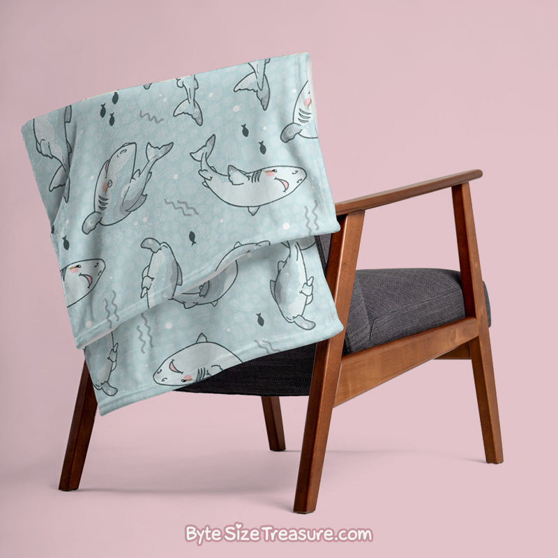 Greenland Shark \\ Throw Blanket