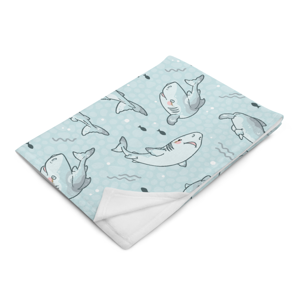 Greenland Shark \\ Throw Blanket