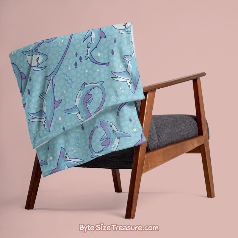 Thresher Shark \\ Throw Blanket