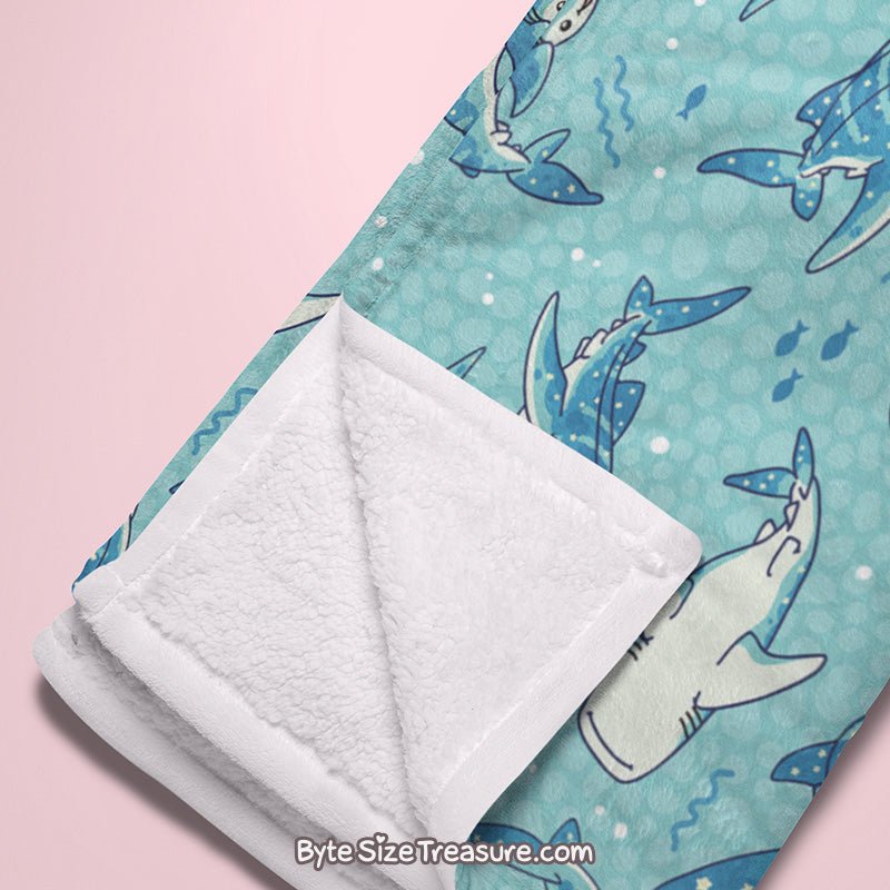 Whale Shark \\ Throw Blanket