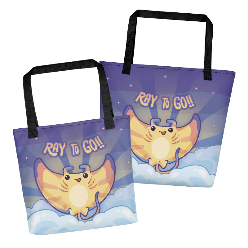 Ray to Go, Manta Ray \\ Tote Bag