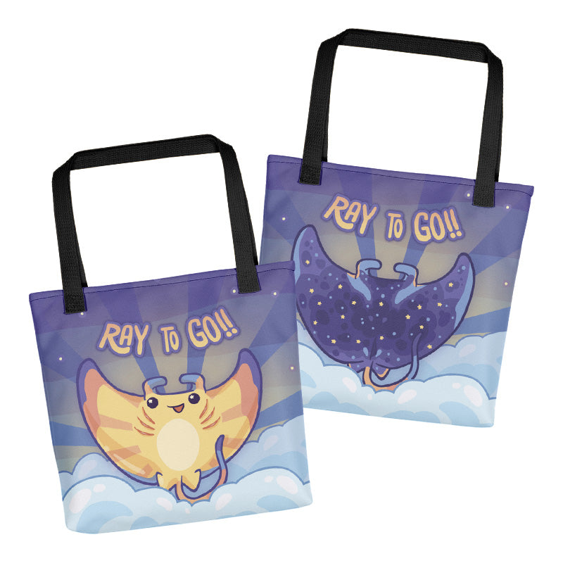 Ray to Go, Manta Ray \\ Tote Bag