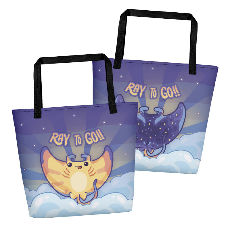 Ray to Go, Manta Ray \\ Tote Bag