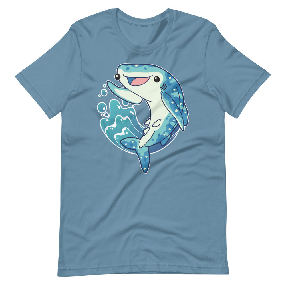 Cute Happy Whale Shark \\ Short-Sleeve Unisex T-Shirt