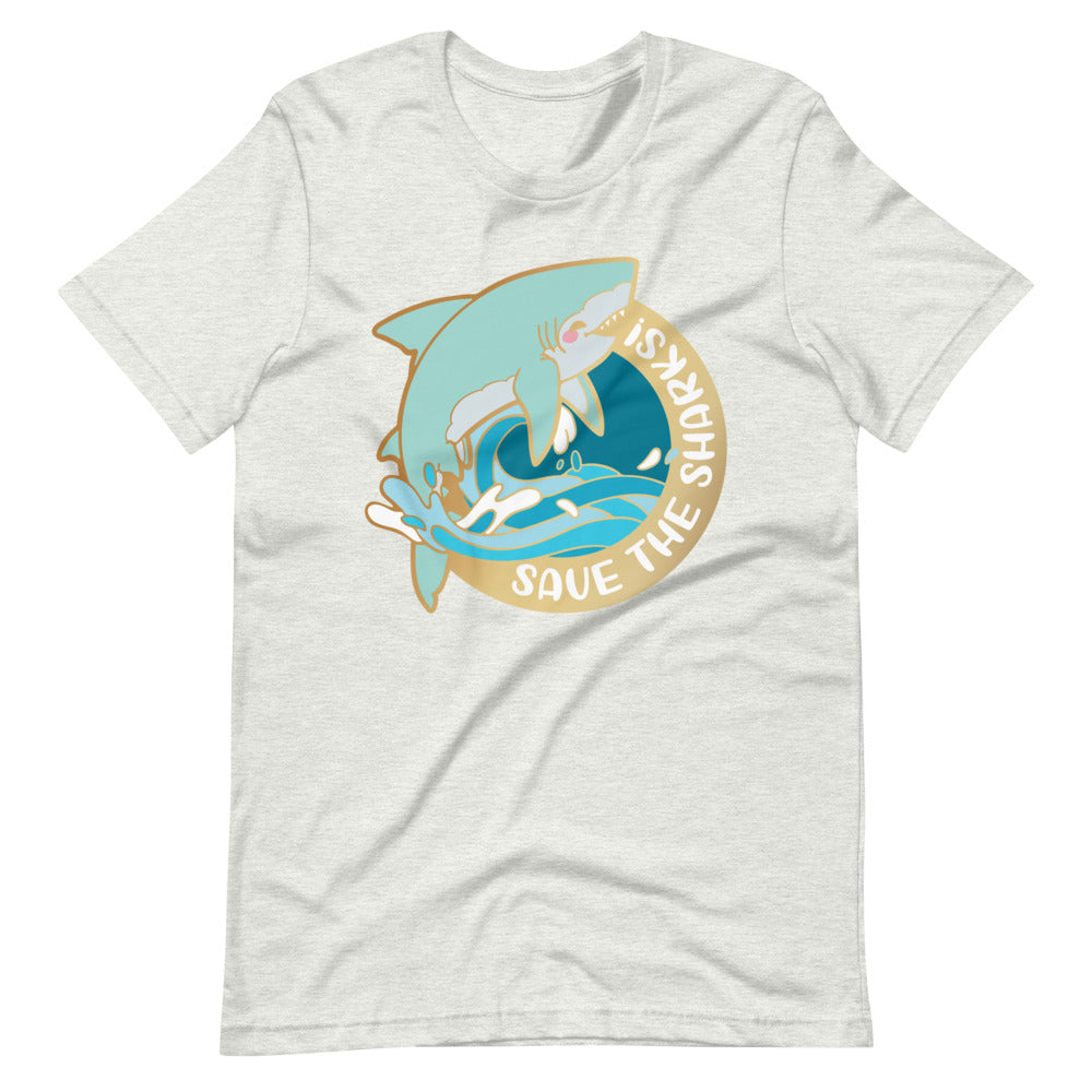 Save The Great White Sharks \\ Short-Sleeve Unisex T-Shirt