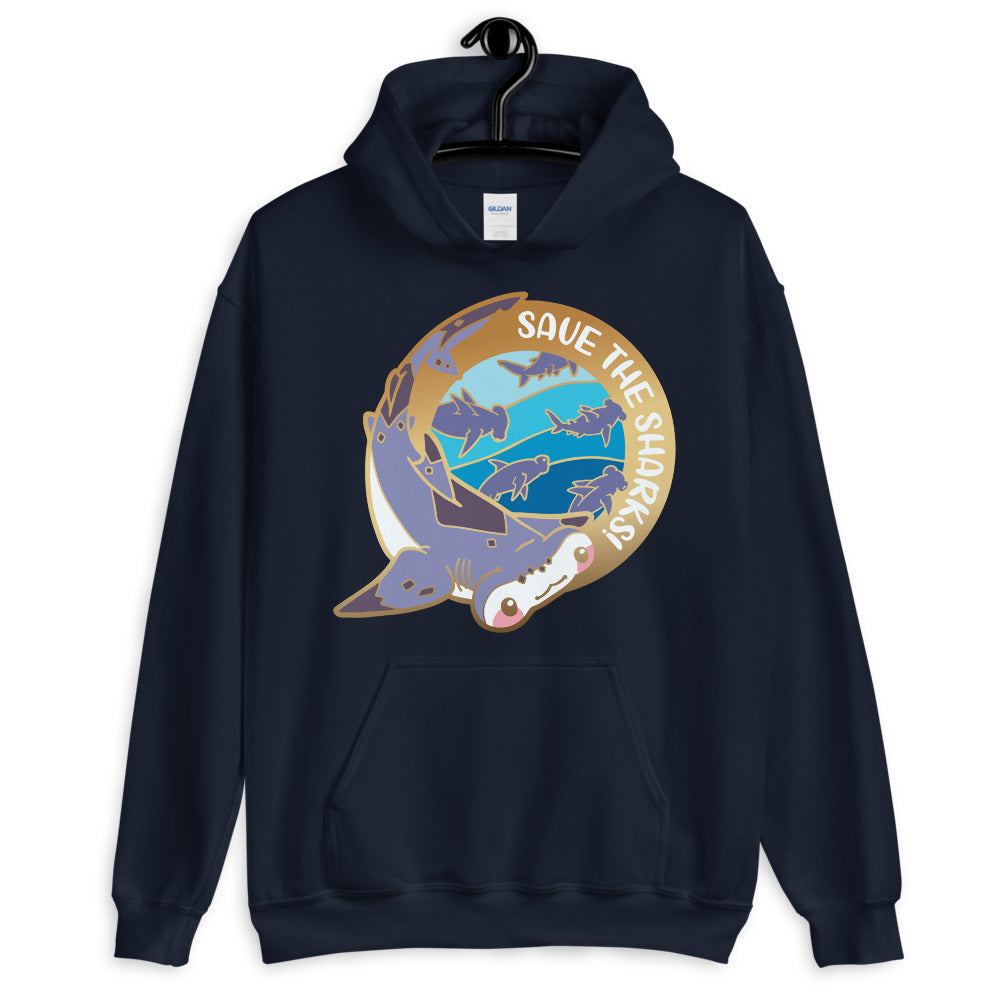 Save the Hammerhead Sharks \\ Unisex Hoodie