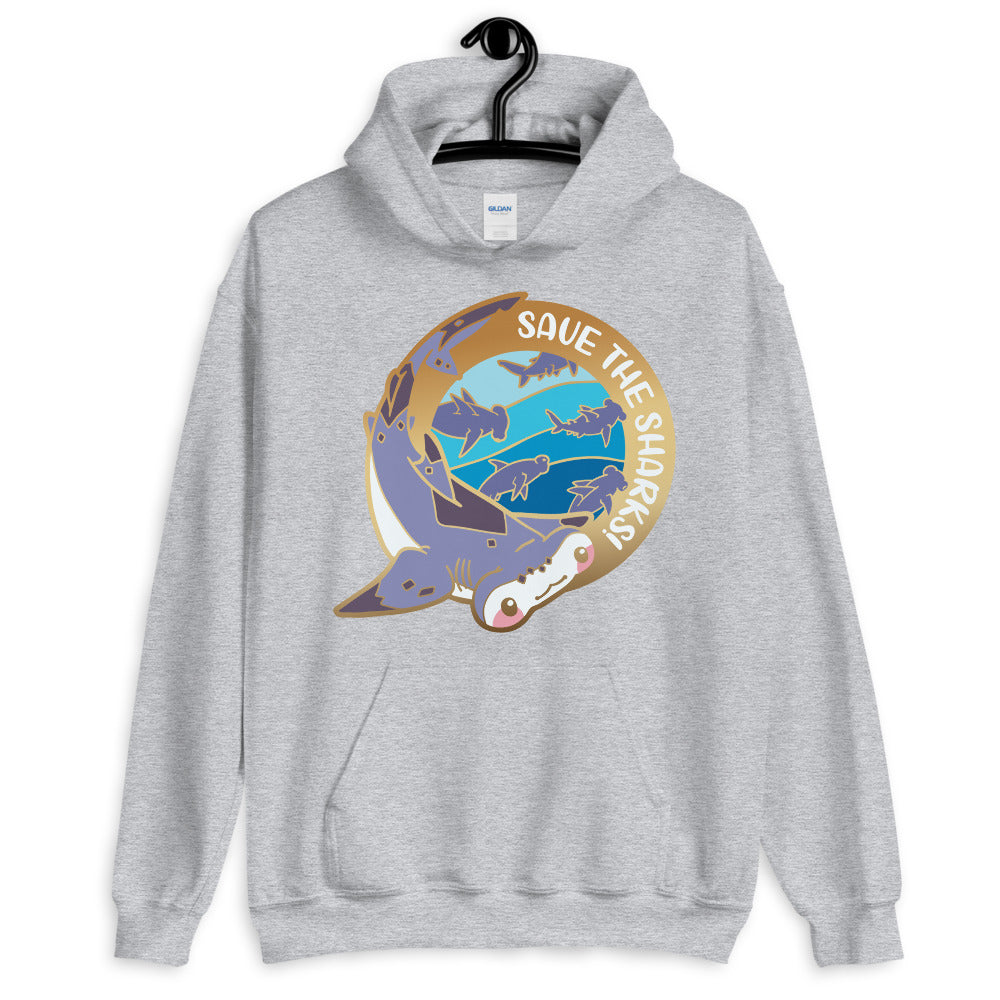 Save the Hammerhead Sharks \\ Unisex Hoodie