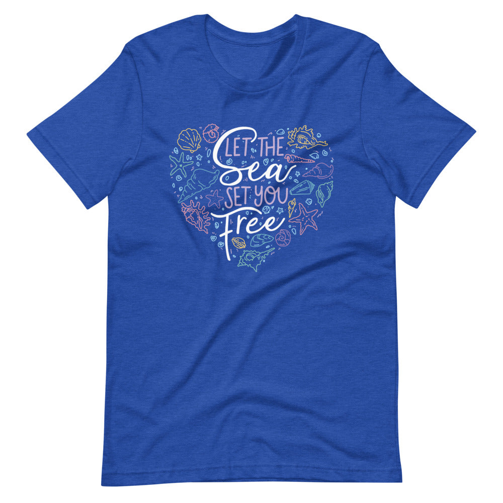 Let the Sea Set You Free \\ Short-Sleeve Unisex T-Shirt