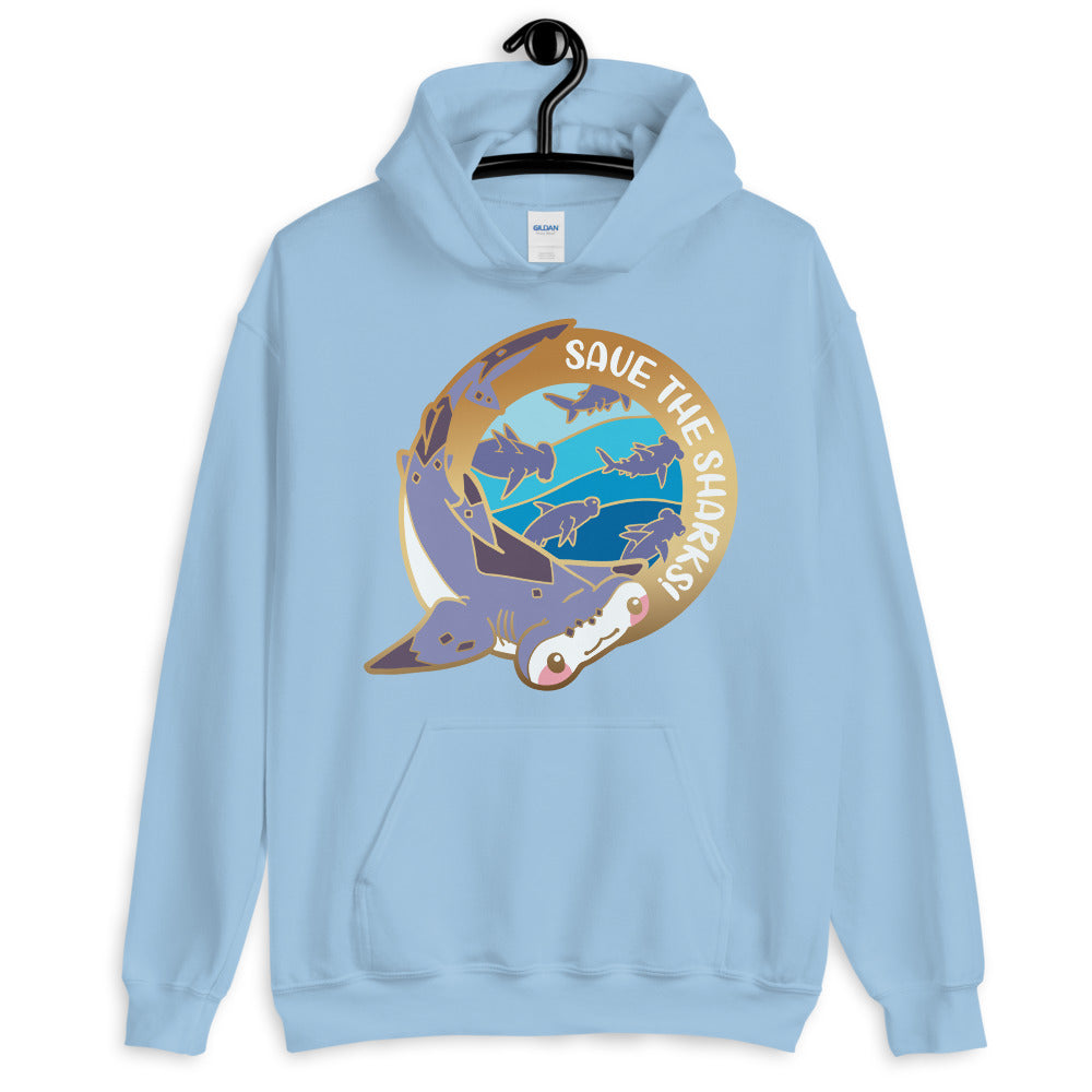 Save the Hammerhead Sharks \\ Unisex Hoodie