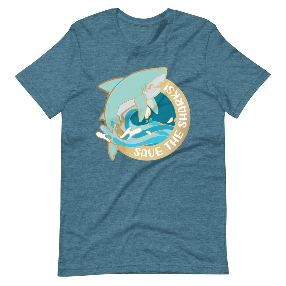 Save The Great White Sharks \\ Short-Sleeve Unisex T-Shirt