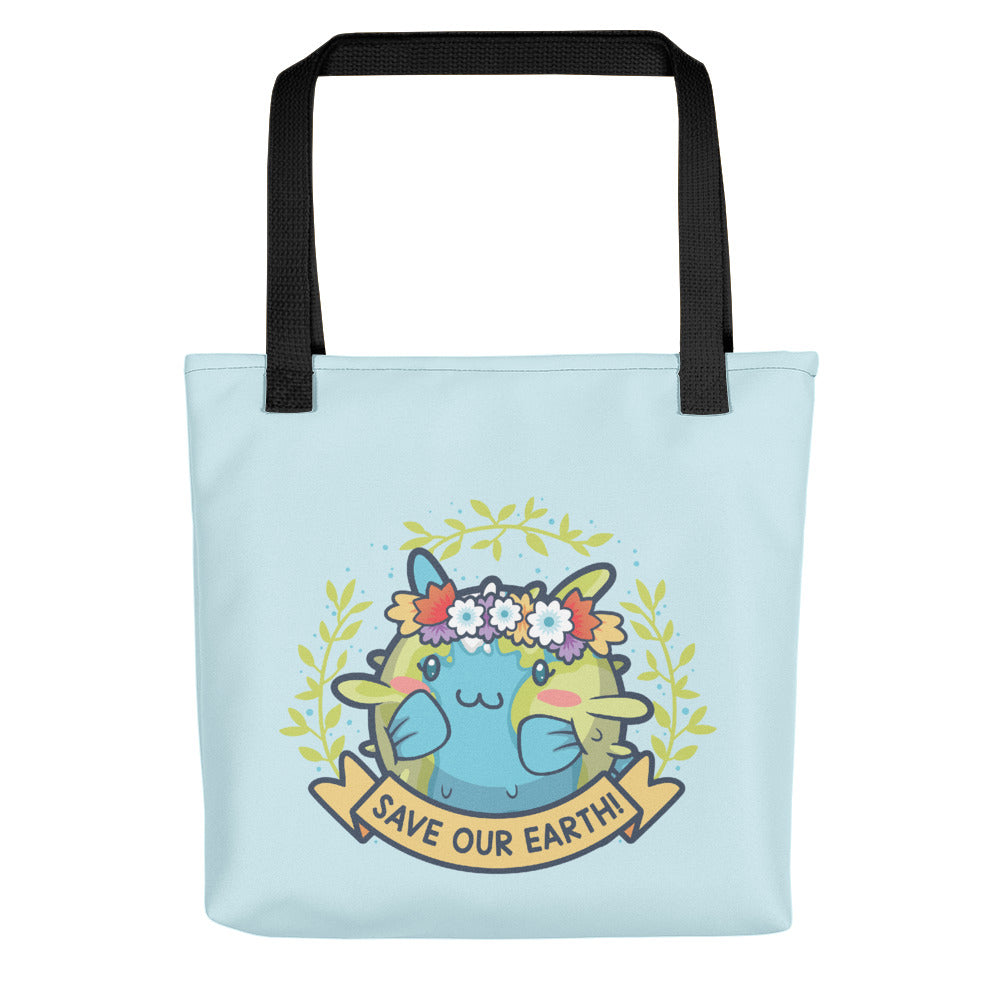 Save Our Earth Blowfish \\ Tote Bag