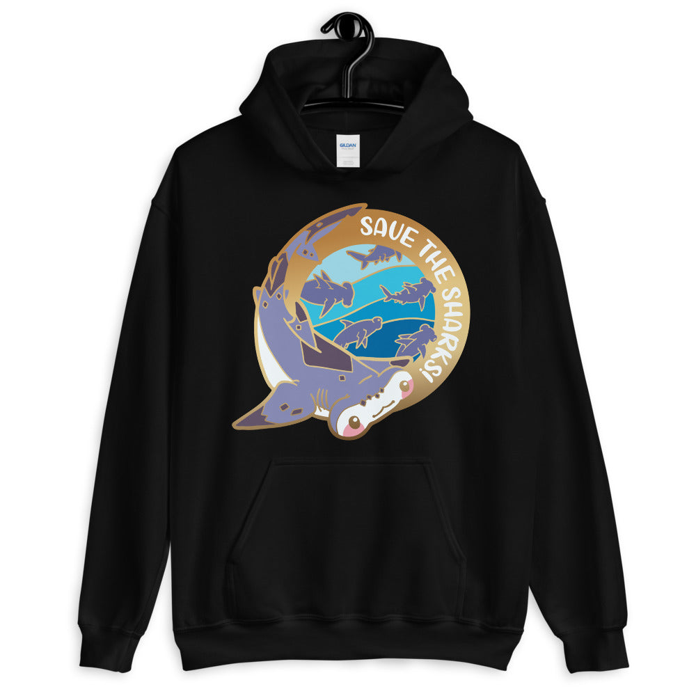 Save the Hammerhead Sharks \\ Unisex Hoodie