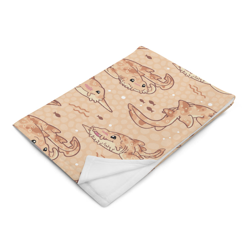 Wobbegong Shark \\ Throw Blanket