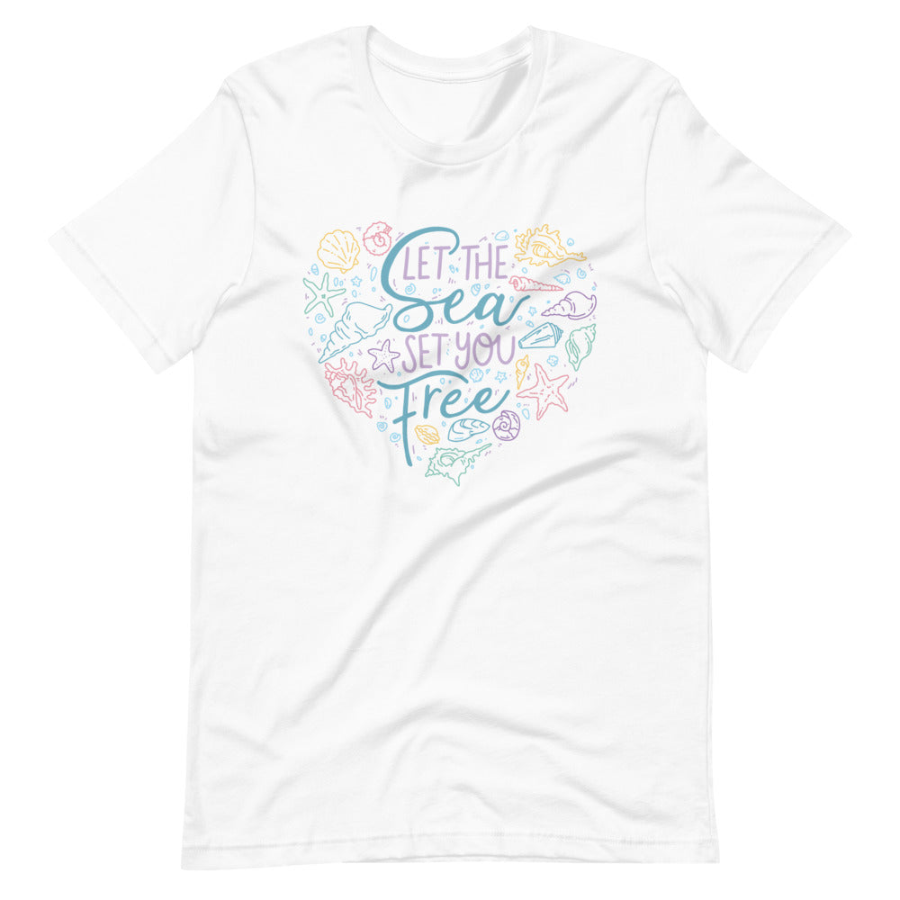 Let the Sea Set You Free \\ Short-Sleeve Unisex T-Shirt