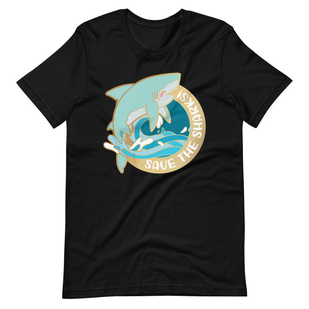 Save The Great White Sharks \\ Short-Sleeve Unisex T-Shirt