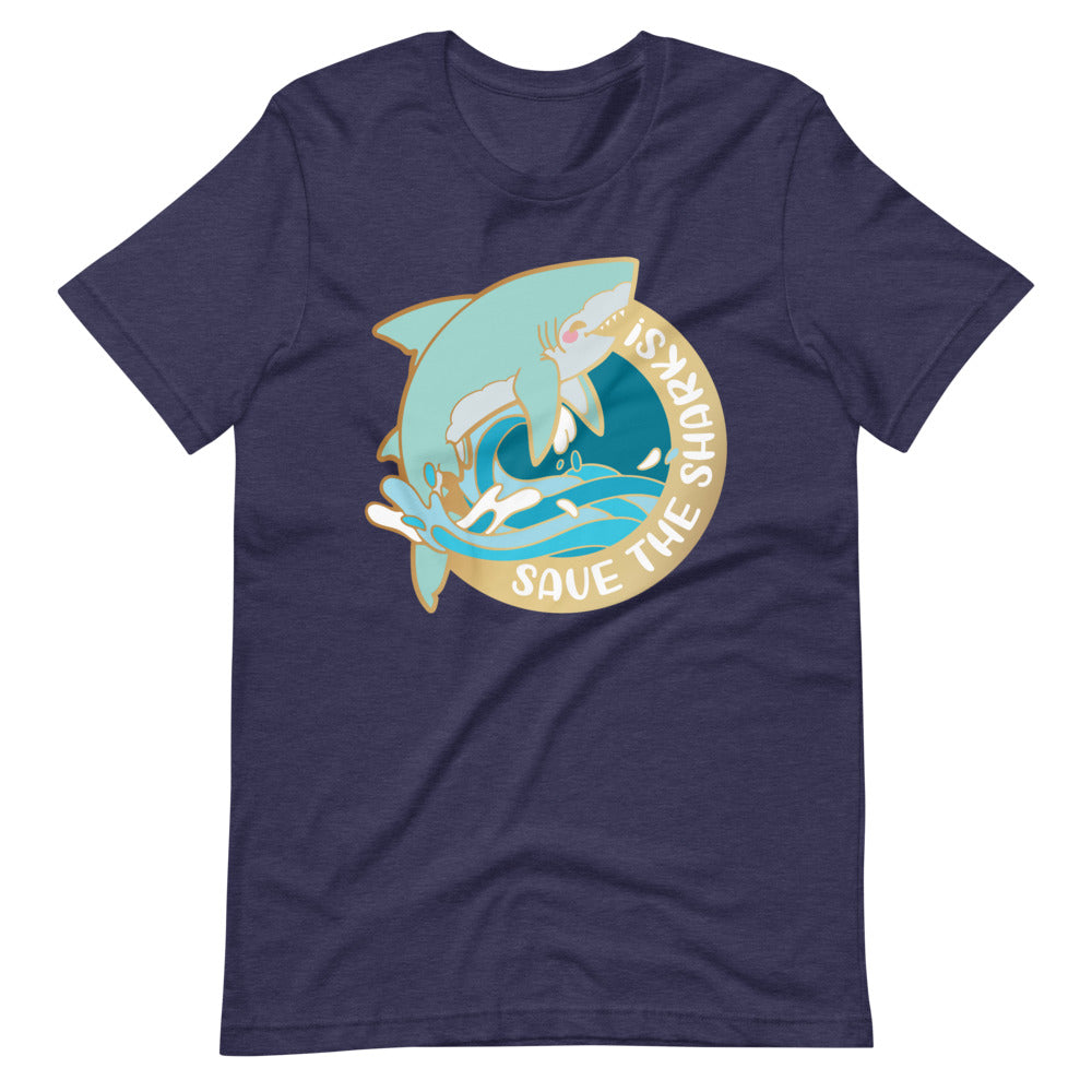 Save The Great White Sharks \\ Short-Sleeve Unisex T-Shirt