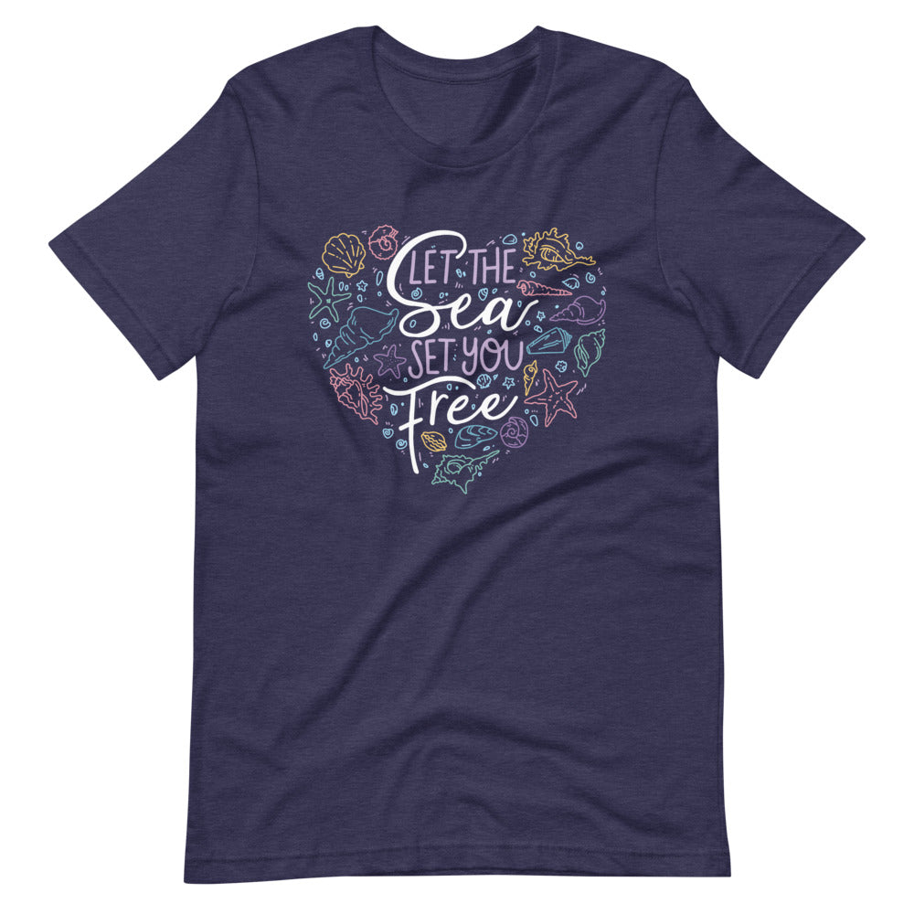 Let the Sea Set You Free \\ Short-Sleeve Unisex T-Shirt