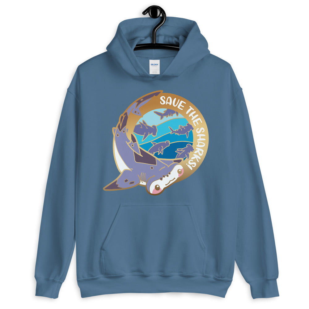 Save the Hammerhead Sharks \\ Unisex Hoodie