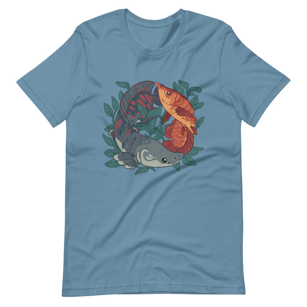 Arapaima &amp; Arowana \\ Short-Sleeve Adult Unisex T-Shirt