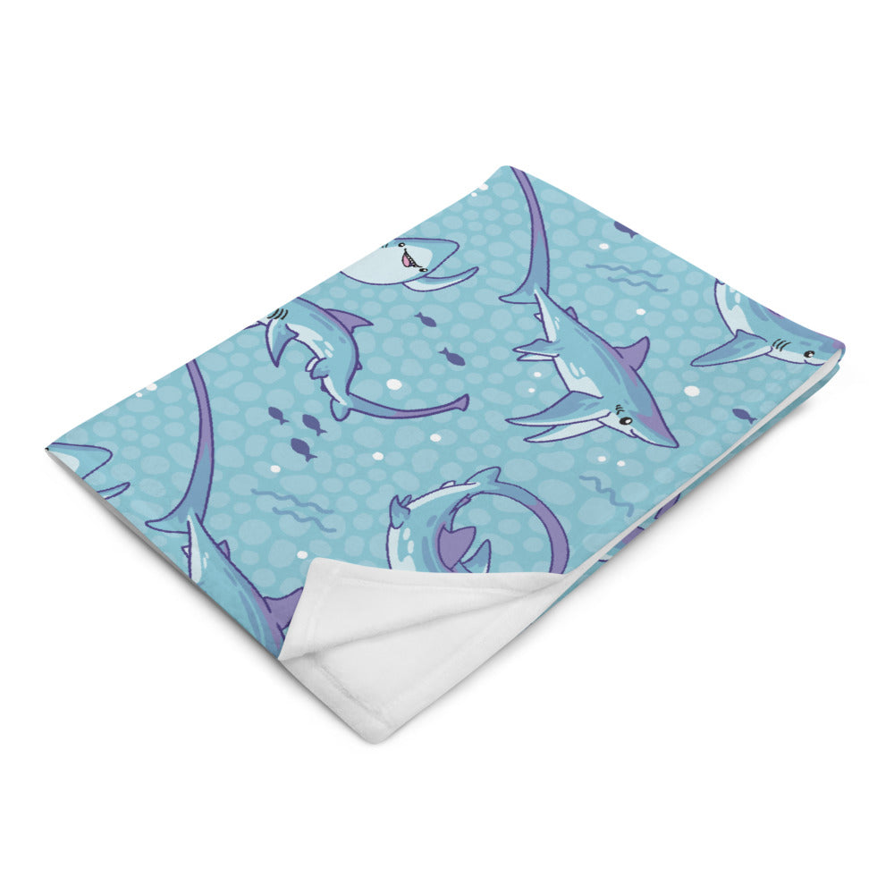 Thresher Shark \\ Throw Blanket