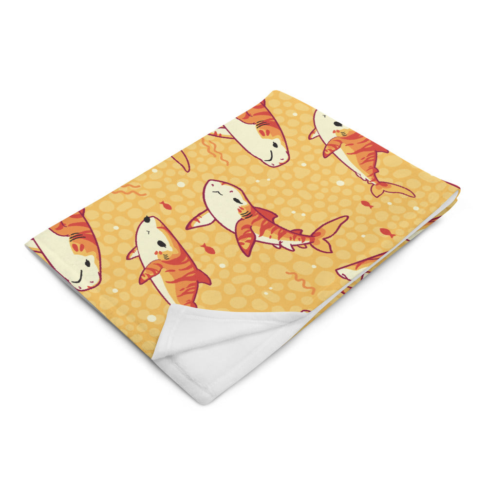 Tiger Shark \\ Throw Blanket