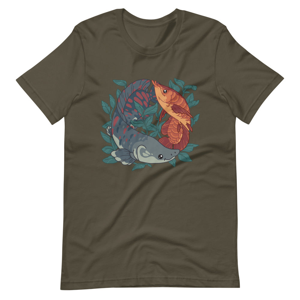 Arapaima & Arowana \\ Short-Sleeve Adult Unisex T-Shirt
