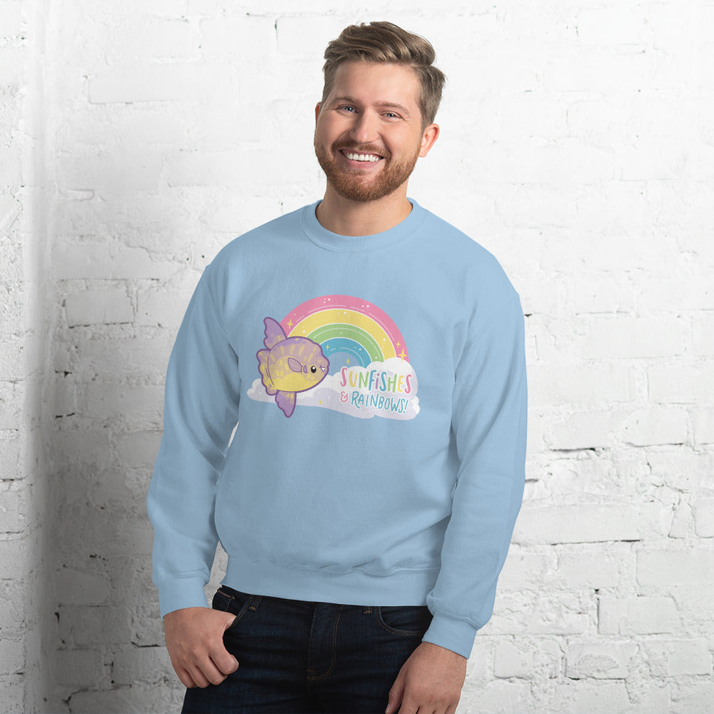 Sunfishes & Rainbows \\ Unisex Sweatshirt