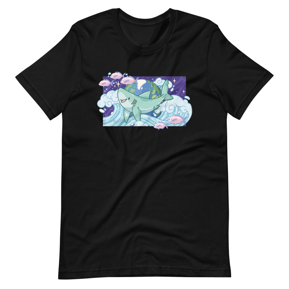 Ocean in Space \\ Short-Sleeve Unisex T-Shirt