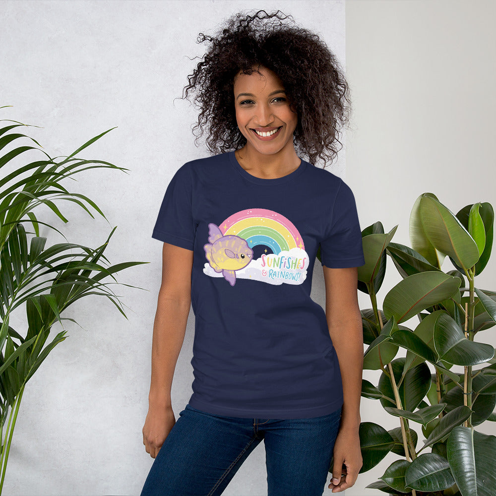 Sunfishes & Rainbows \\ Short-Sleeve Unisex T-Shirt