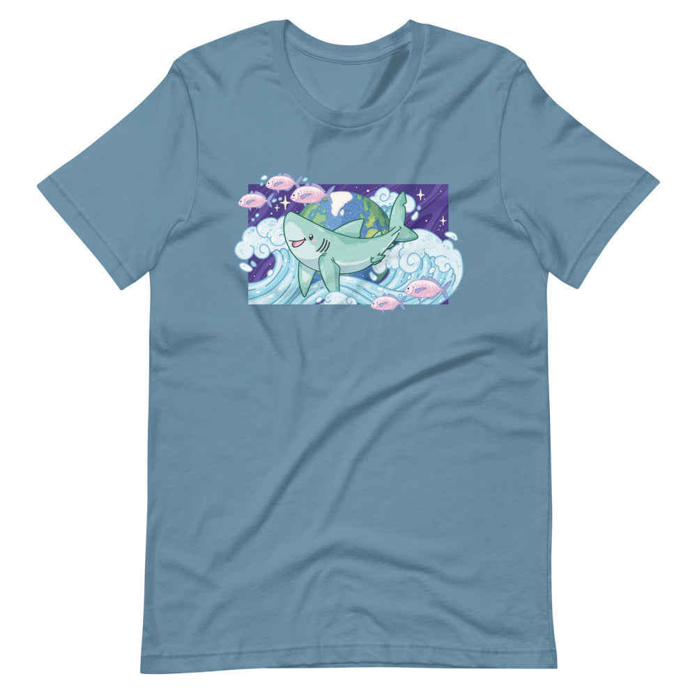 Ocean in Space \\ Short-Sleeve Unisex T-Shirt