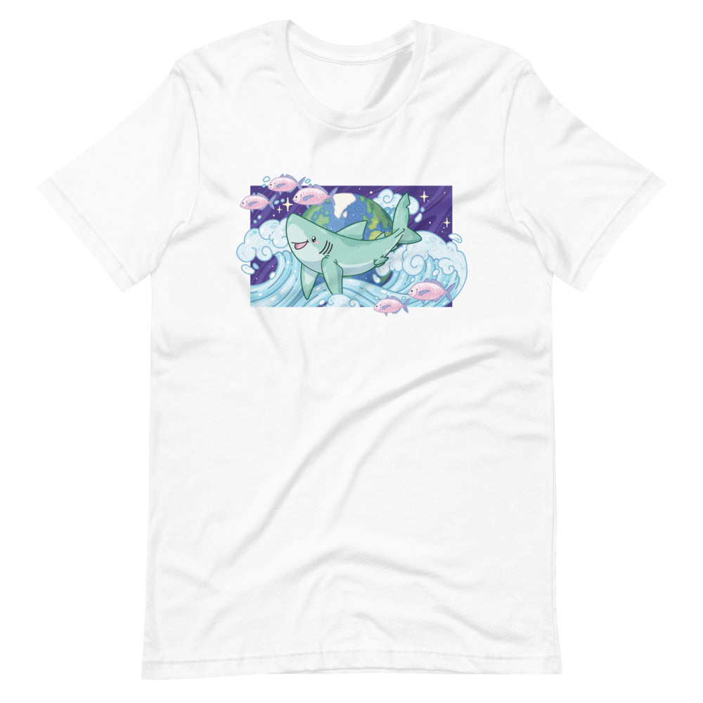 Ocean in Space \\ Short-Sleeve Unisex T-Shirt