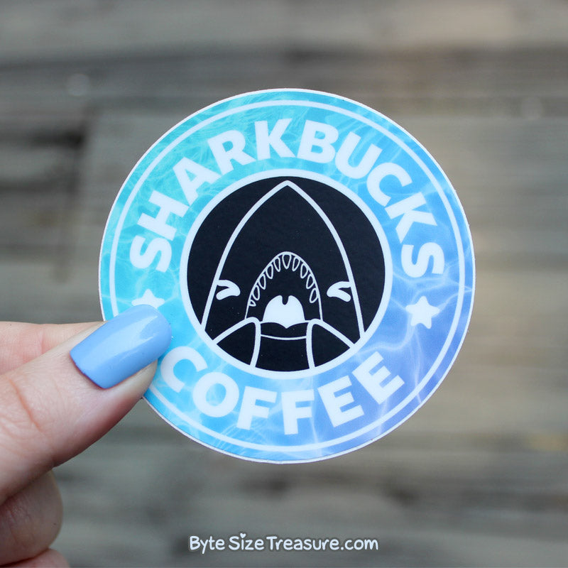Sharkbucks \\ Vinyl Sticker