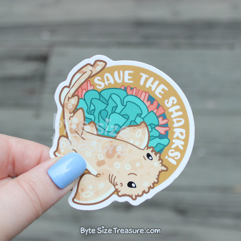 Save the Sharks Vinyl Sticker