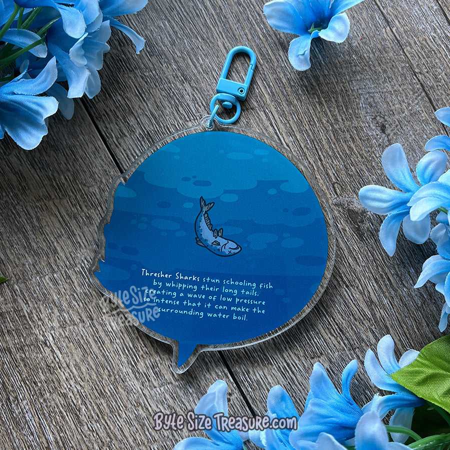 Thresher Shark Shaker Charm