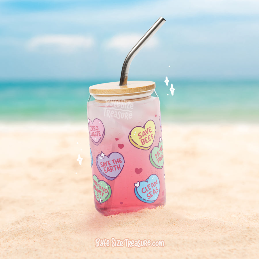 Conservation Hearts Can Glass