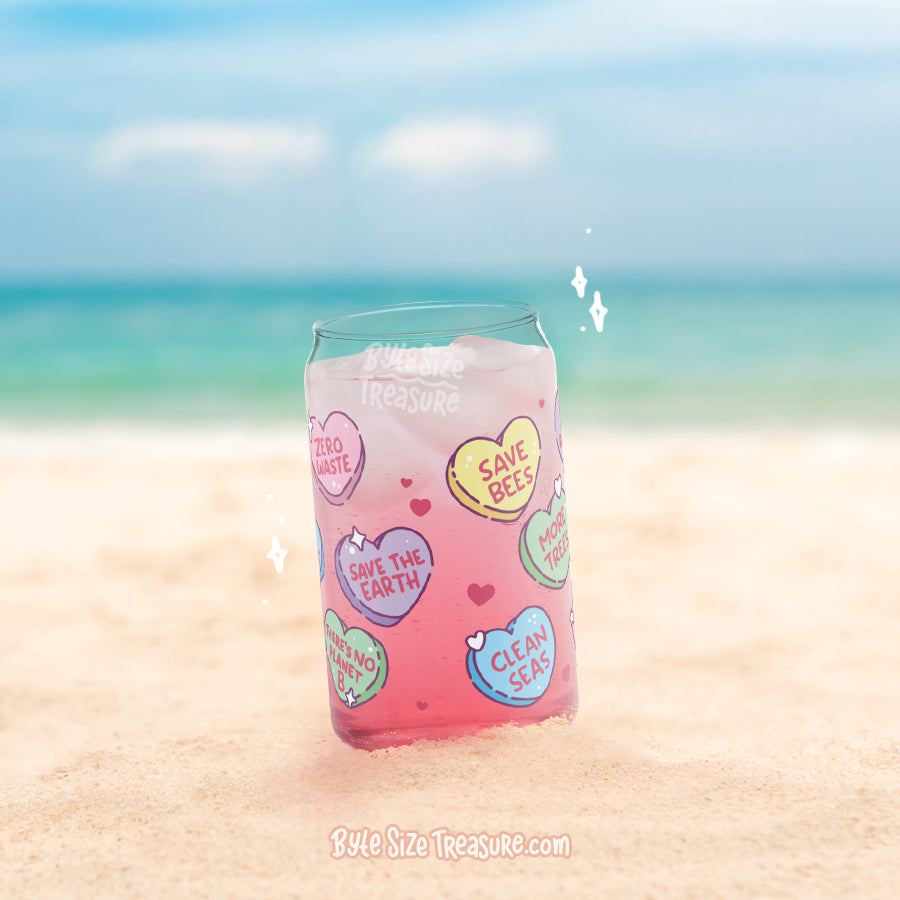 Conservation Hearts Can Glass