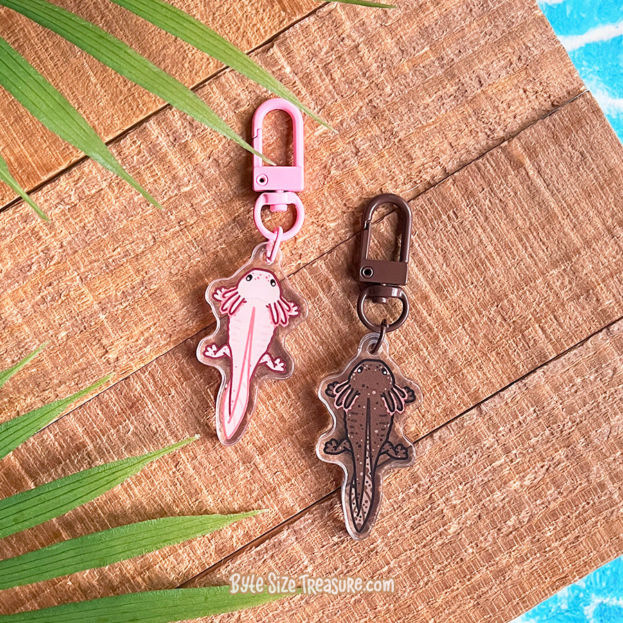 Flat Friend Charms: Axolotl