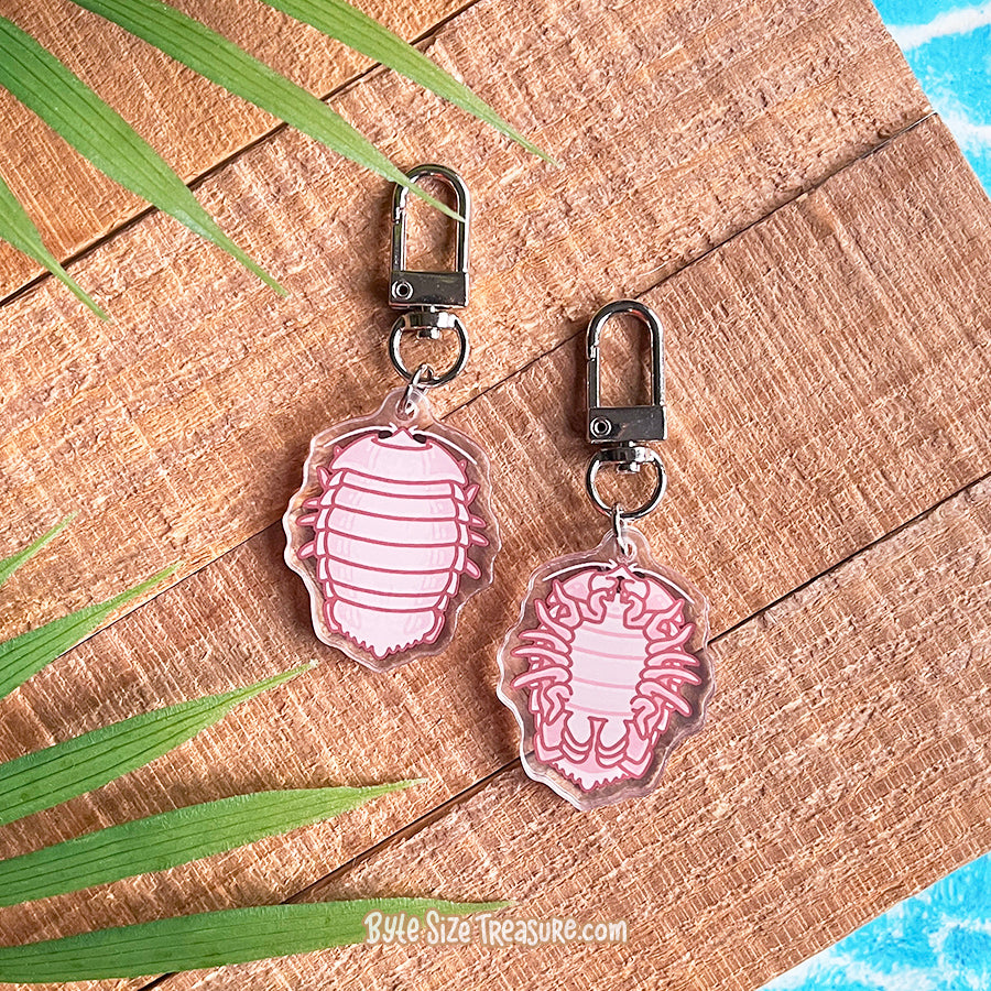 Flat Friend Charm: Giant Isopod
