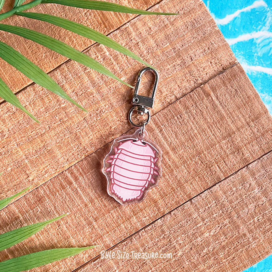 Flat Friend Charm: Giant Isopod