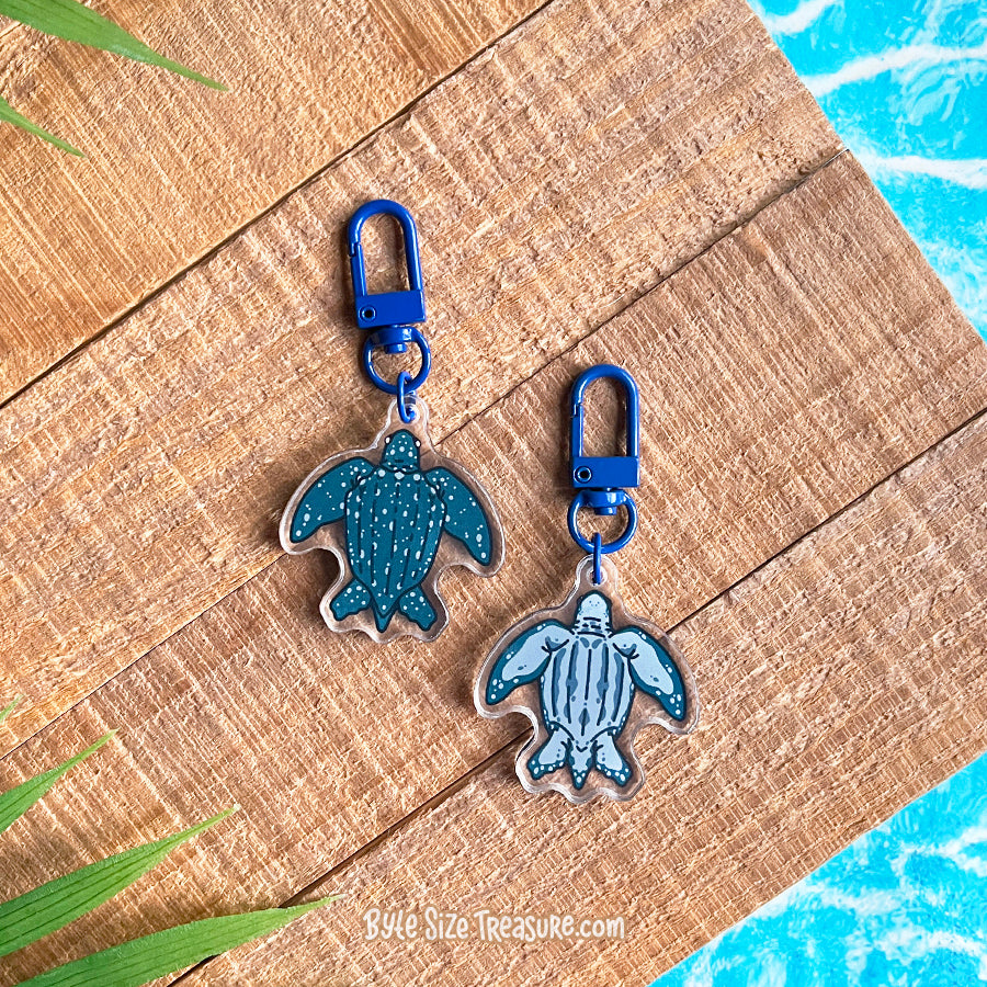 Flat Friend Charms: Sea Turtles